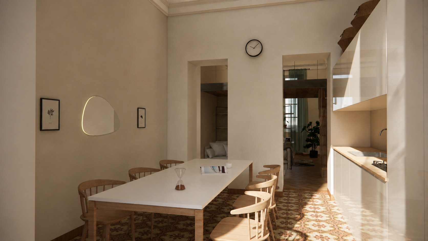 La cucina abitabile
